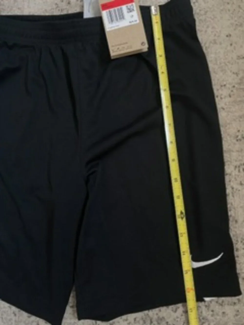 NWT NIKE Dri-Fit Black SURF Football Soccer Shorts Unisex Kids L